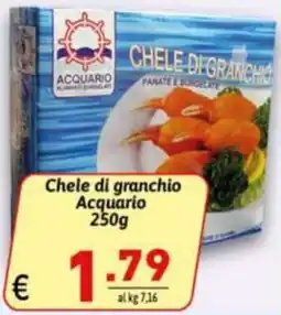Ipercarni Chele di granchio Acquario offerta