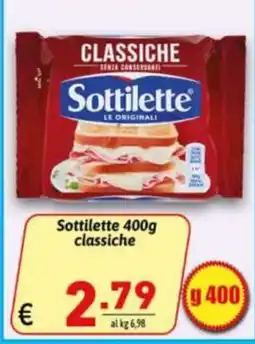 Ipercarni Sottilette classiche offerta