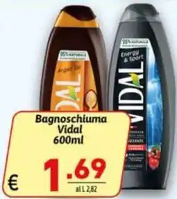Ipercarni Bagnoschiuma Vidal offerta