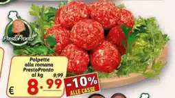 Ipercarni Polpette alla romana PrestoPronto offerta
