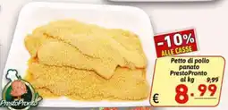 Ipercarni Petto di pollo panato PrestoPronto offerta