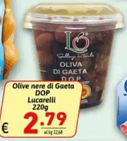 Ipercarni Olive nere di Gaeta DOP Lucarelli offerta