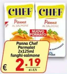 Ipercarni Panna Chef Parmalat offerta