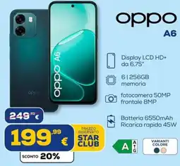 Euronics Tufano Oppo A6 offerta