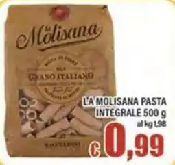 Top Supermercati L' a molisana pasta integrale offerta