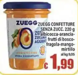 Top Supermercati Zuegg confette senza zucchero offerta