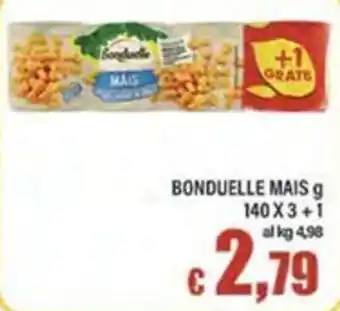 Top Supermercati Bonduelle Mais offerta