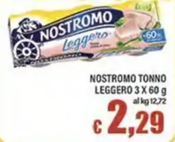 Top Supermercati Nostromo tonno leggero offerta