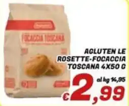 Idromarket Agluten le rosette-focaccia toscana offerta