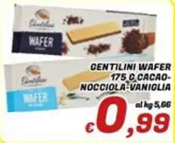 Idromarket Gentilini wafer offerta