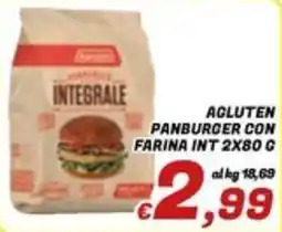 Idromarket Agluten Panburger con farina int offerta