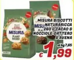 Idromarket Misura biscotti naturaricca offerta