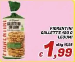 Idromarket Fiorentini gallette bio con legumi offerta