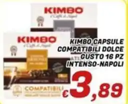Idromarket Kimbo capsule compatibili dolce gusto offerta