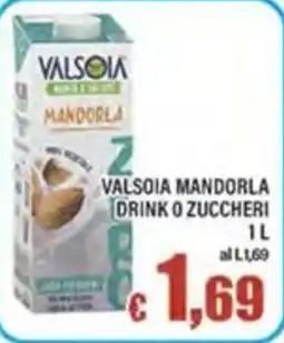 Top Supermercati Valsolia drink mandorla offerta