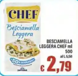 Top Supermercati Besciamella Leggera Chef offerta