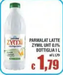 Top Supermercati Parmalat latte Zymil UHT 0,1% offerta