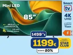 Euronics Tufano Mini LED 85" offerta