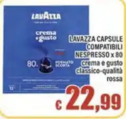 Top Supermercati Lavazza capsule compatibili Nespresso offerta