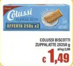 Top Supermercati Colussi biscotti zuppalatte offerta