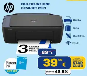 Hp multifunzione deskjet 2921