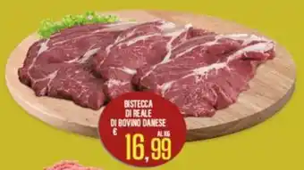 Supermercati EffePiù Bistecca di reale di bovino danese offerta