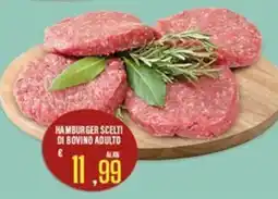 Supermercati EffePiù Hamburger scelti di bovino adulto offerta