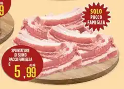 Supermercati EffePiù Spuntature di suino offerta