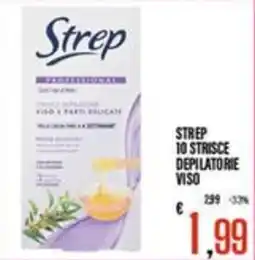Supermercati EffePiù Strep strisce depilatorie viso offerta