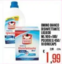 Supermercati EffePiù Omino bianco disinfettante offerta