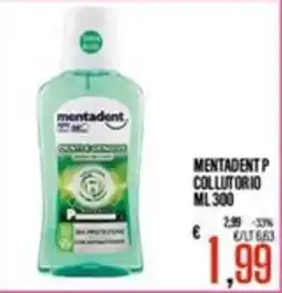 Supermercati EffePiù Mentadent P collutorio offerta