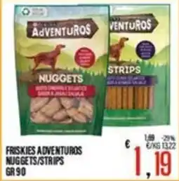 Supermercati EffePiù Friskies Adventuros Nuggets/Strips offerta