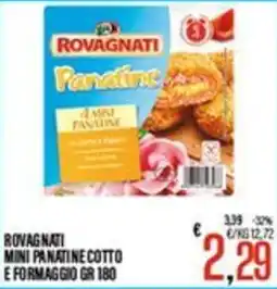 Supermercati EffePiù Rovagnati mini panatine cotto e formaggio offerta