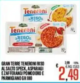 Supermercati EffePiù Gran Terre Teneroni Riso al Salto offerta