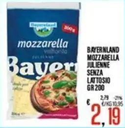 Supermercati EffePiù Mozzarella julienne senza lattosio offerta