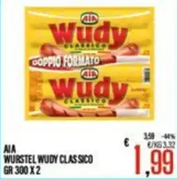 Supermercati EffePiù Wurstel Wudy Classico offerta