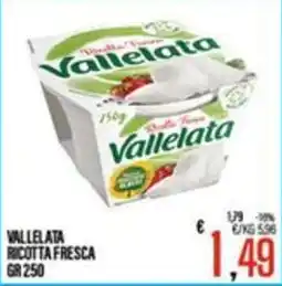 Supermercati EffePiù Vallelata Ricotta Fresca offerta