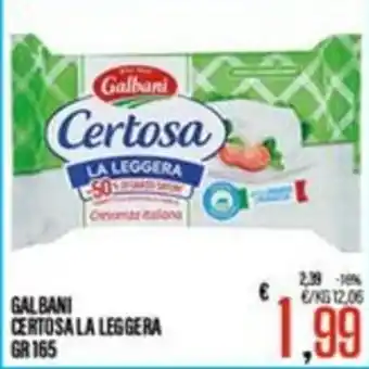Supermercati EffePiù Galbani Certosa la leggera offerta