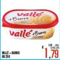 Supermercati EffePiù Valle + Burro offerta