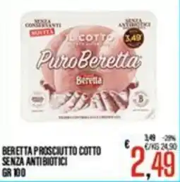 Supermercati EffePiù Beretta prosciutto cotto offerta