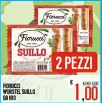 Supermercati EffePiù Fiorucci Wurstel Suillo offerta