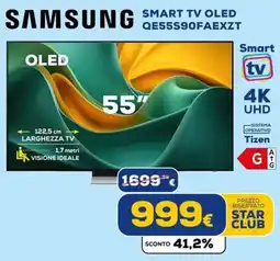 Euronics Tufano Samsung Smart TV OLED QE55S90FAEZX offerta