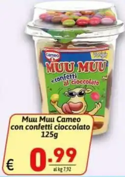 Ipercarni Muu Muu Cameo con confetti cioccolato offerta
