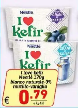Ipercarni I love kefir Nestlé offerta