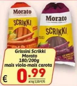 Ipercarni Grissini Scrikki Morato offerta