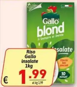 Ipercarni Riso Gallo insalate offerta