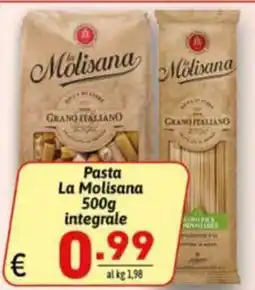 Ipercarni Pasta La Molisana integrale offerta
