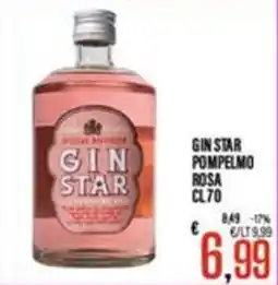 Supermercati EffePiù Gin Star pompelmo rosa offerta