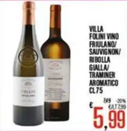 Supermercati EffePiù Villa Folini Vino offerta
