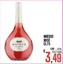 Supermercati EffePiù Mateus rosé offerta